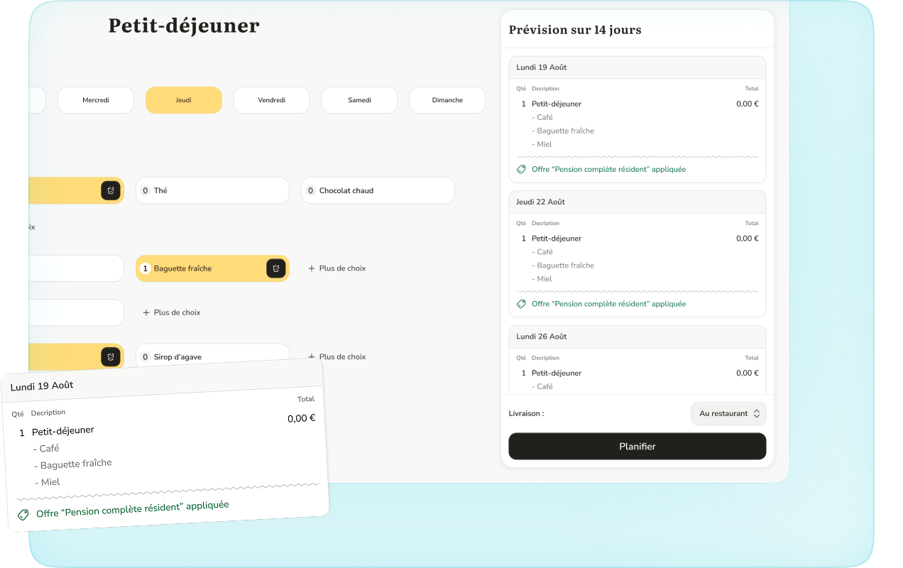 Synchronisation des réservations avec le logiciel de gestion